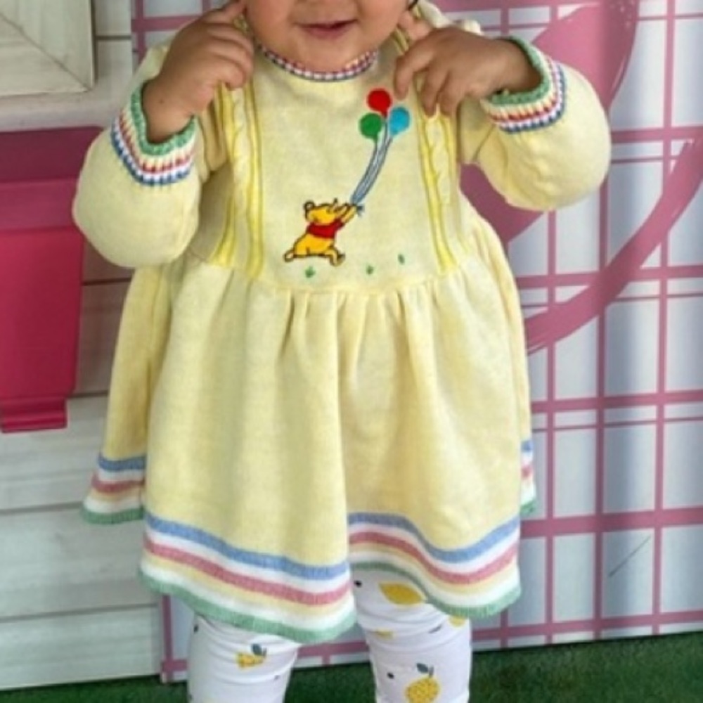 Vintage Vintage 1970s Sears Winnie The Pooh Dress 2T